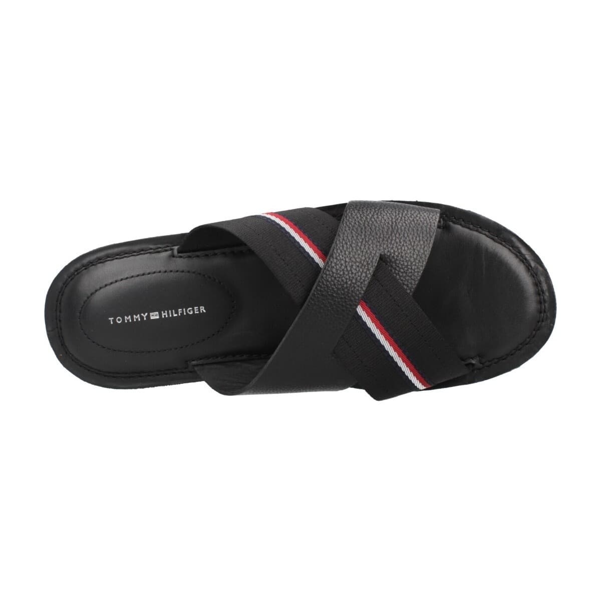 Men's Flip Flops Tommy Hilfiger Black