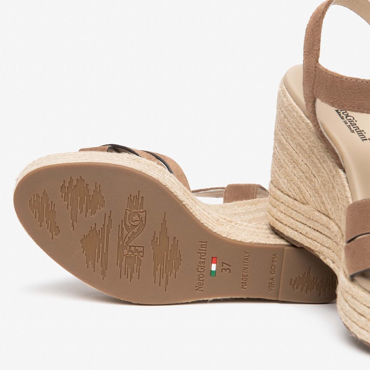 Women's Espadrilles NeroGiardini Brown
