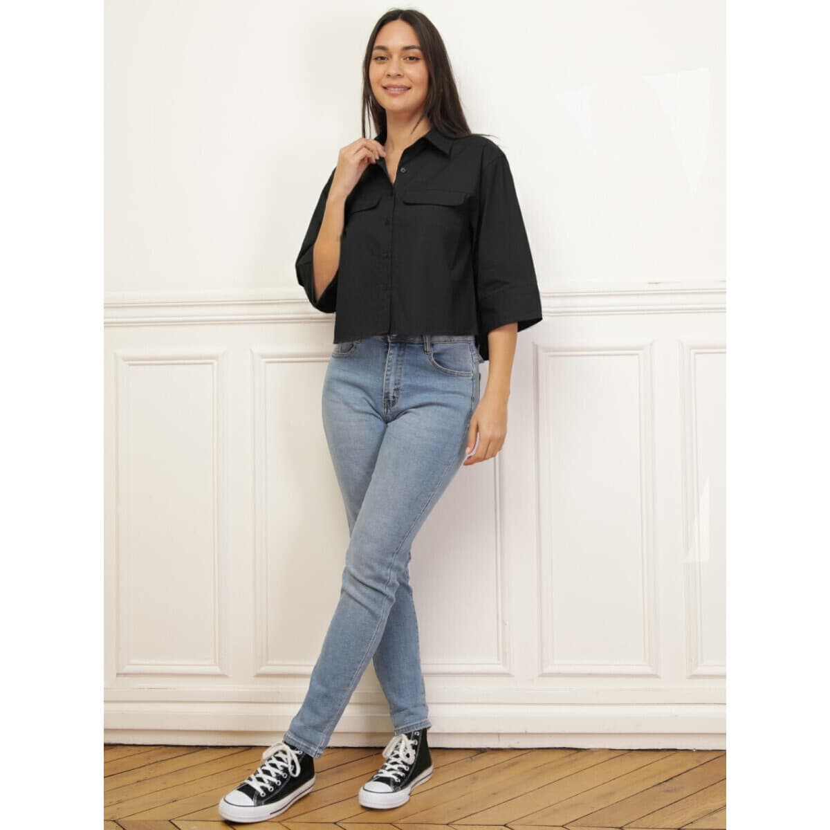 Women's T-Shirts La Modeuse Black