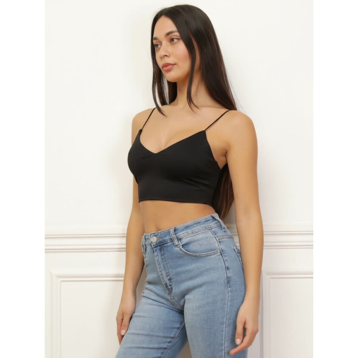 Women's Sleeveless Tops La Modeuse Black