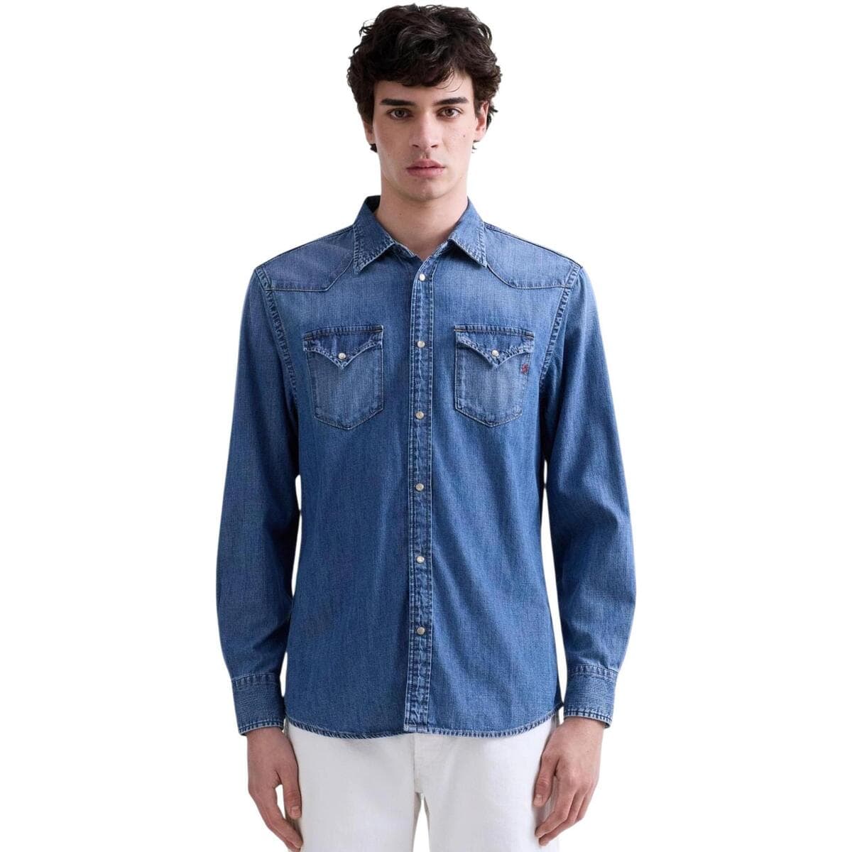 Men's Shirts Replay Blue