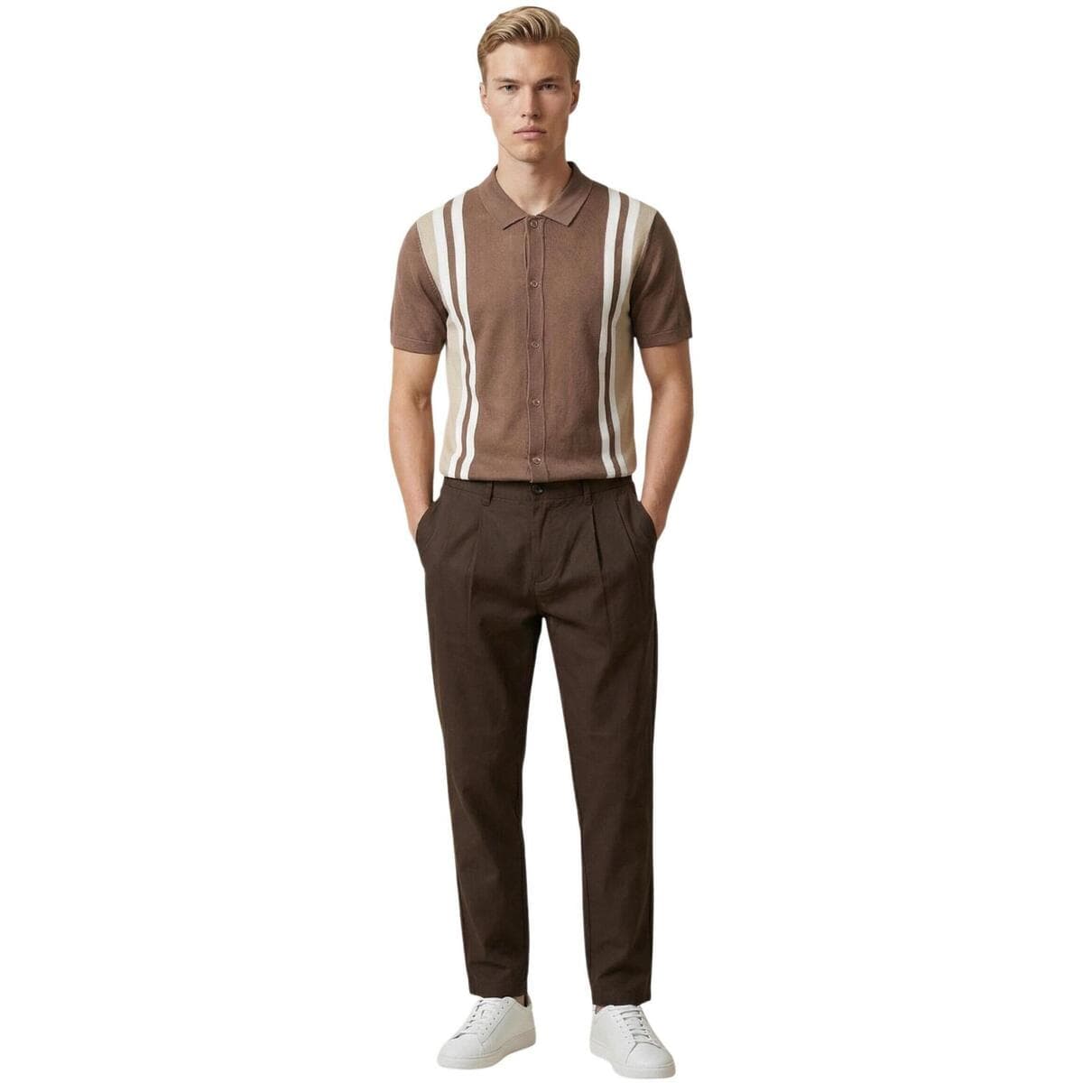Men's Pants Gianni Lupo Brown