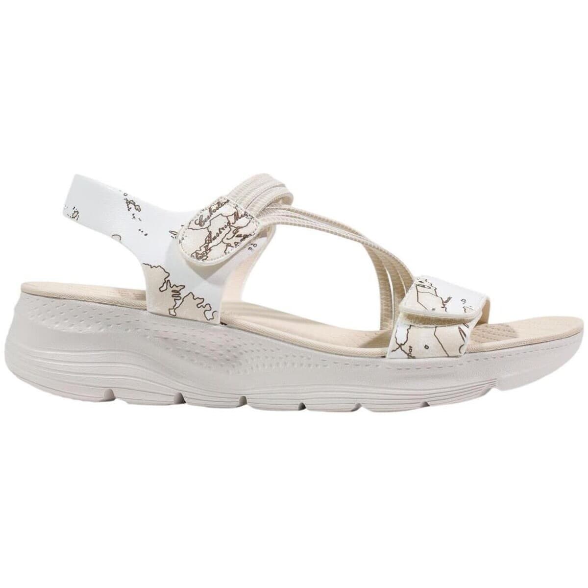 Women's Platforms Alviero Martini White
