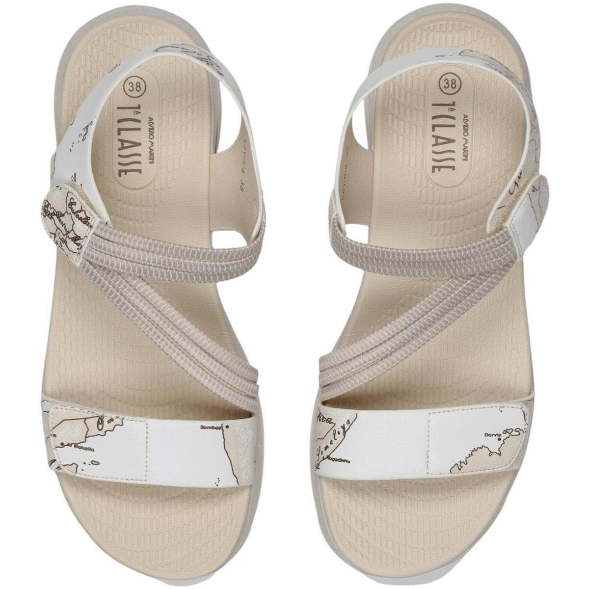 Women's Platforms Alviero Martini White