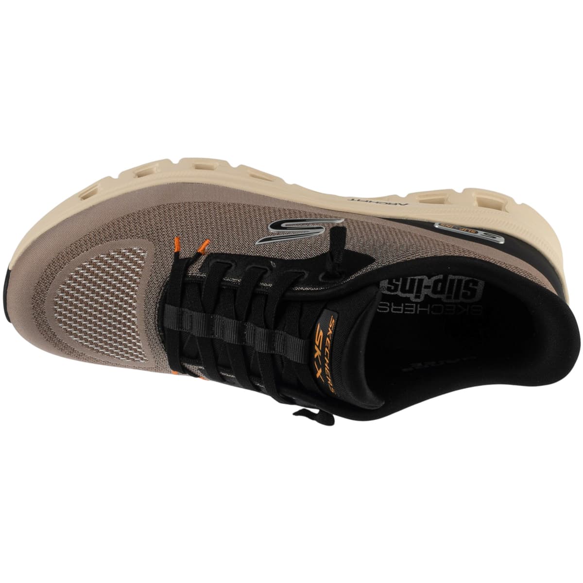 Men's Gym Shoes Skechers Beige