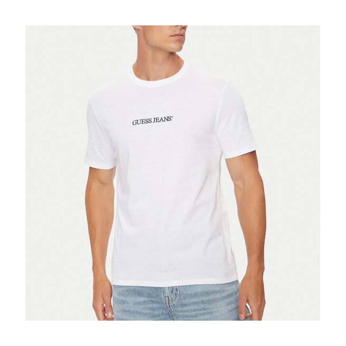 Men's T-Shirts Guess White