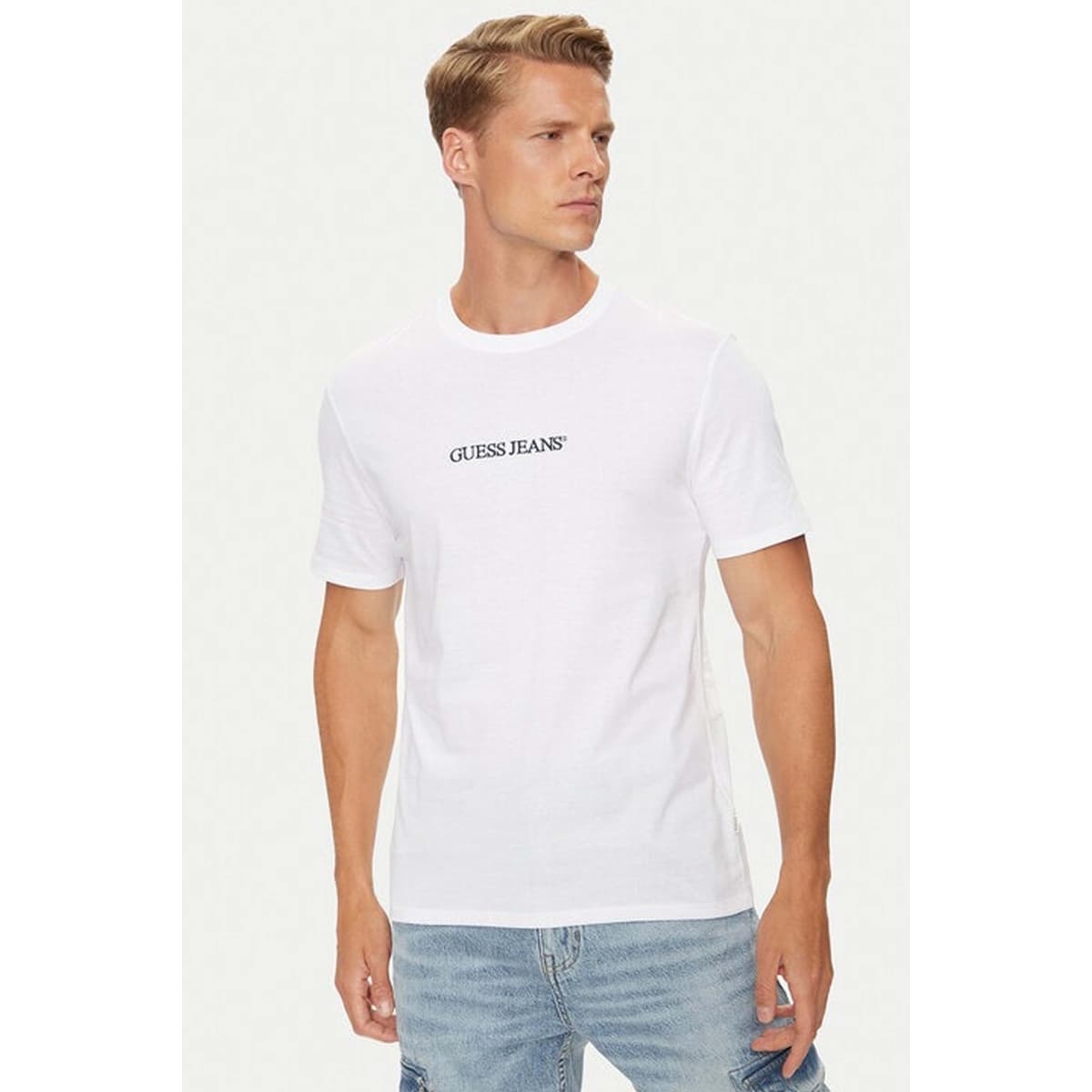 Men's T-Shirts Guess White