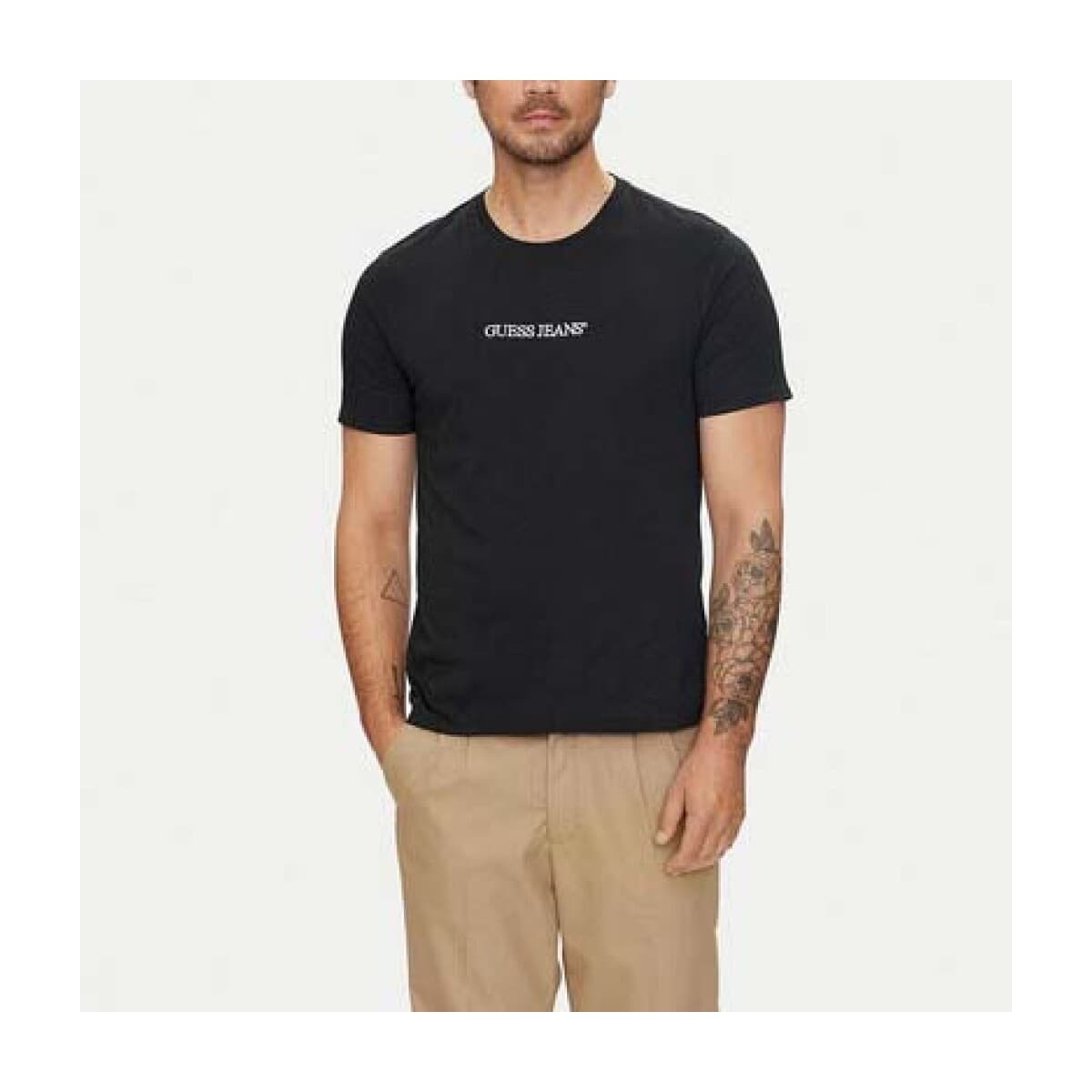 Men's T-Shirts Guess Black