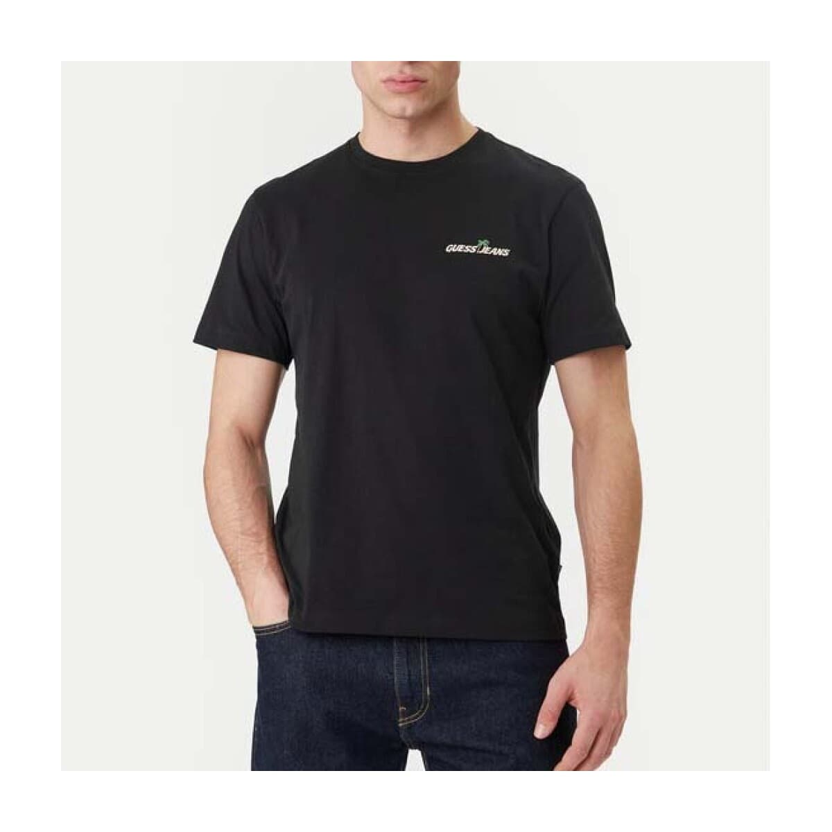 Men's T-Shirts Guess Black