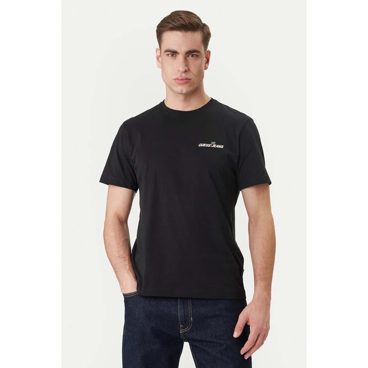Men's T-Shirts Guess Black