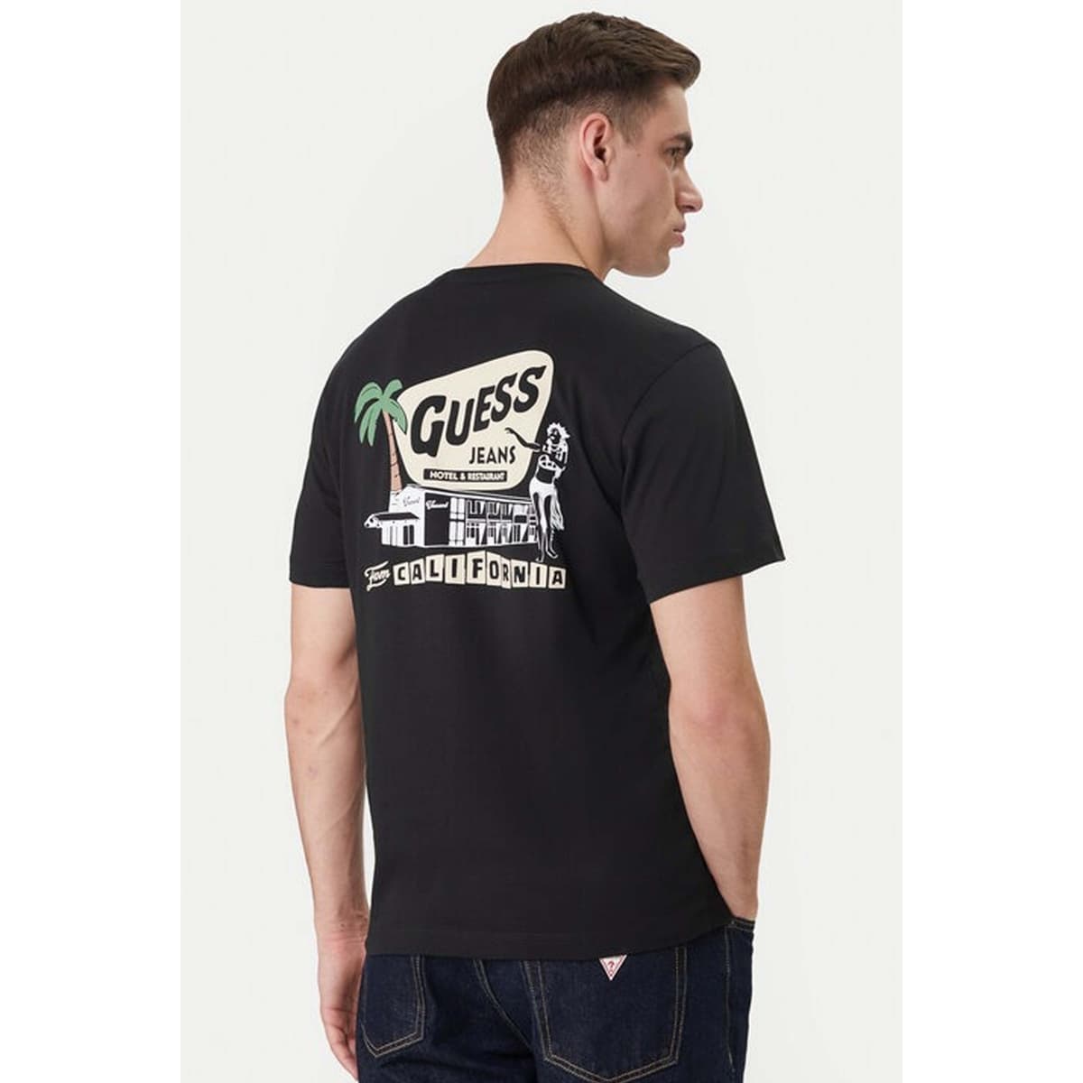 Men's T-Shirts Guess Black