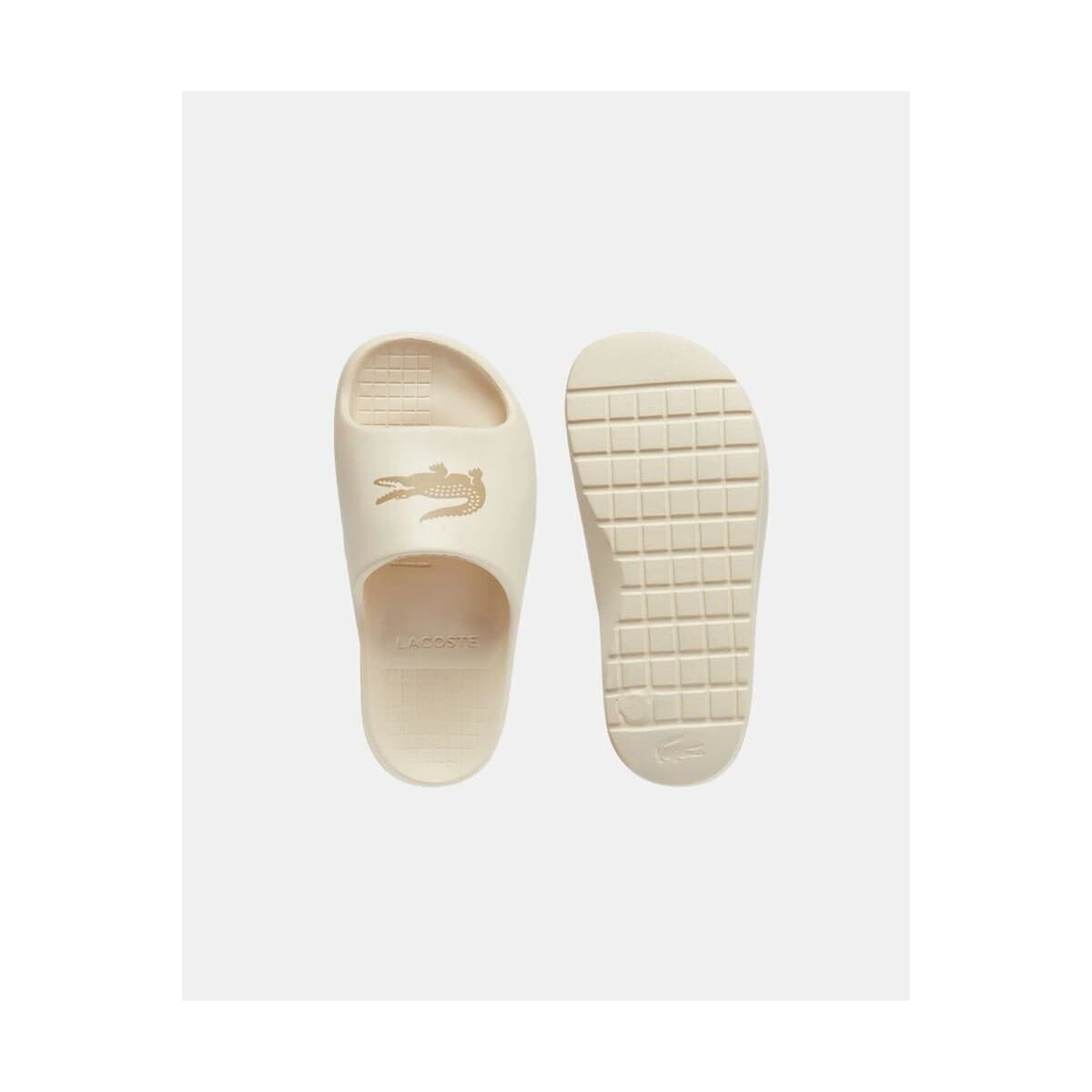 Women's Flip Flops Lacoste Beige