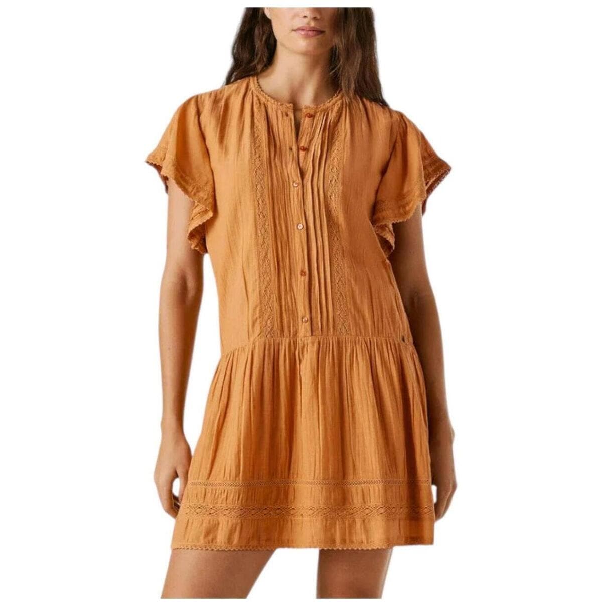 Women's Dresses Pepe Jeans Orange