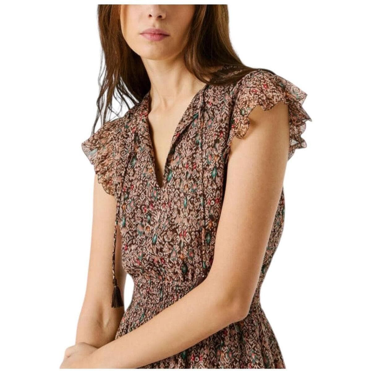 Women's Dresses Pepe Jeans Brown