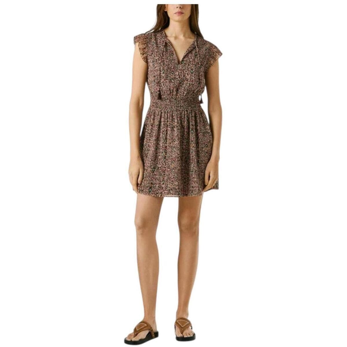 Women's Dresses Pepe Jeans Brown