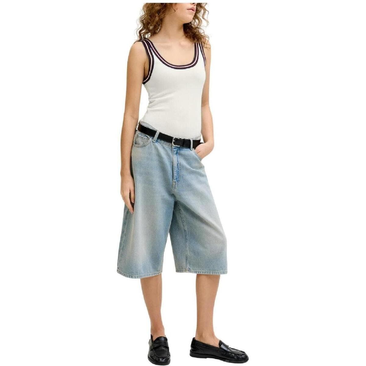 Women's Sleeveless Tops JJXX Beige