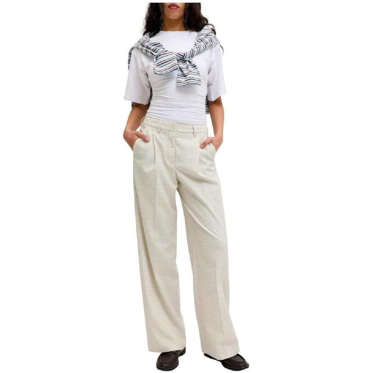 Women's Pants JJXX Beige