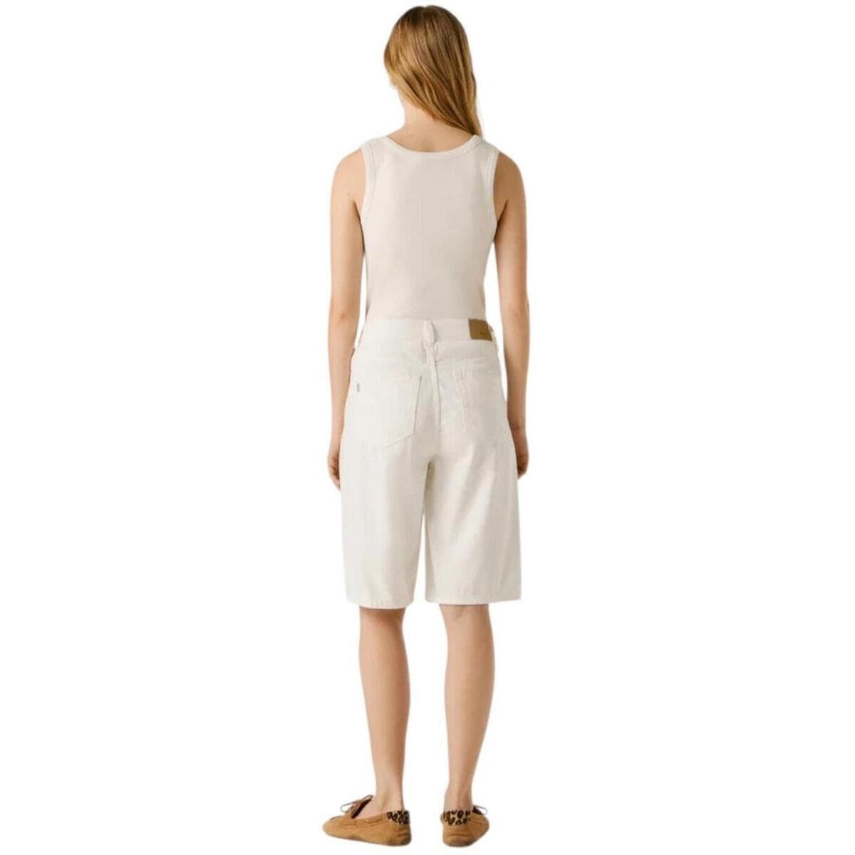 Women's Shorts Pepe Jeans White