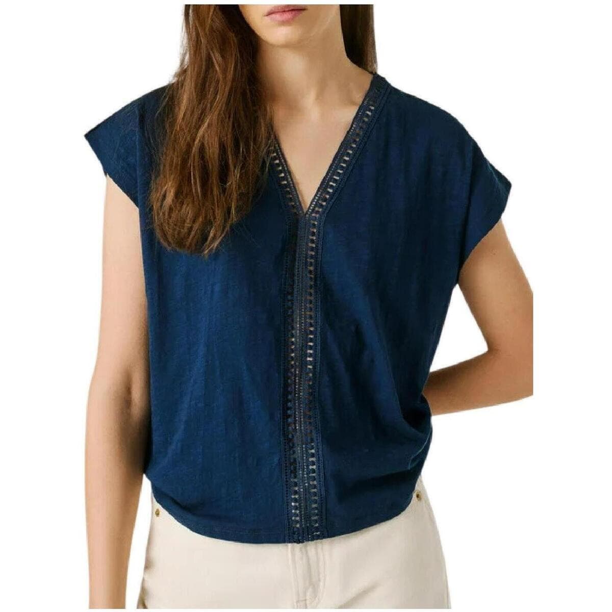 Women's T-Shirts Pepe Jeans Blue