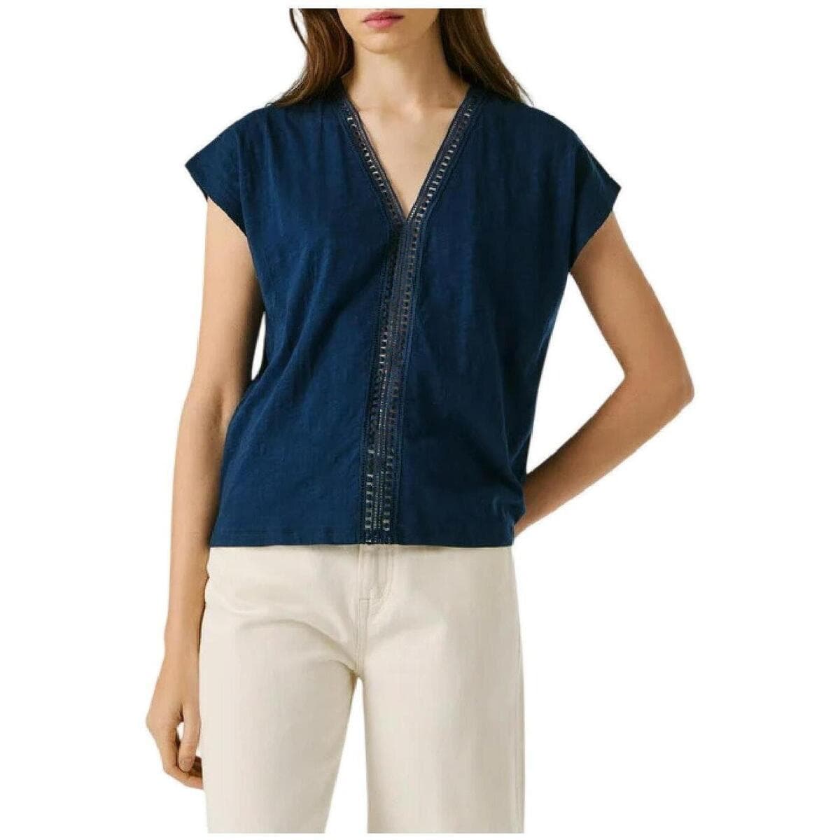 Women's T-Shirts Pepe Jeans Blue