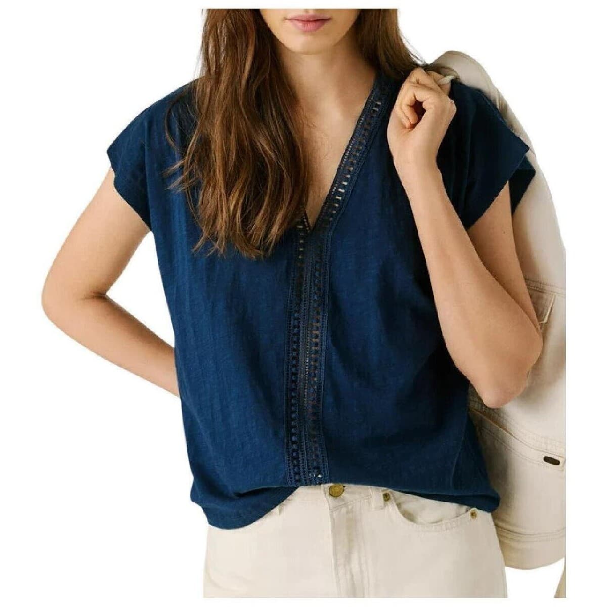 Women's T-Shirts Pepe Jeans Blue