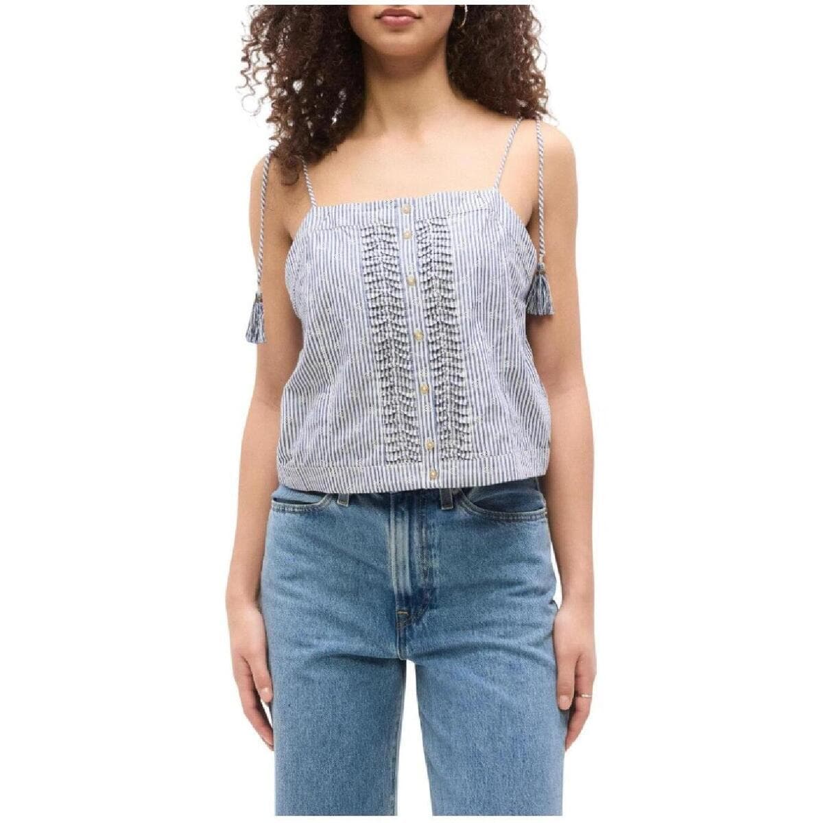 Women's T-Shirts Pepe Jeans Blue