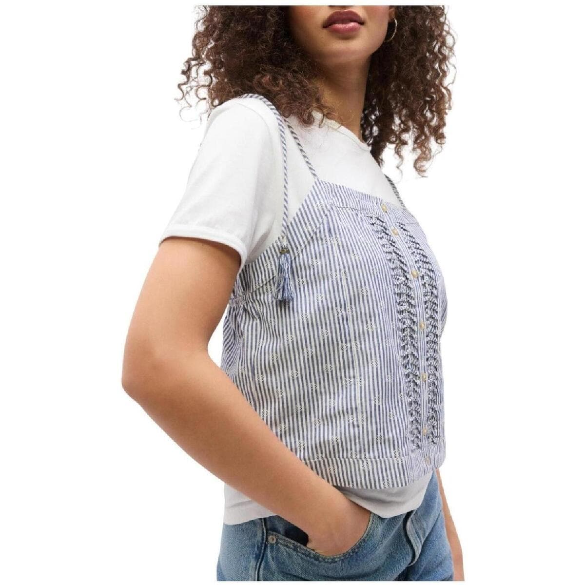 Women's T-Shirts Pepe Jeans Blue