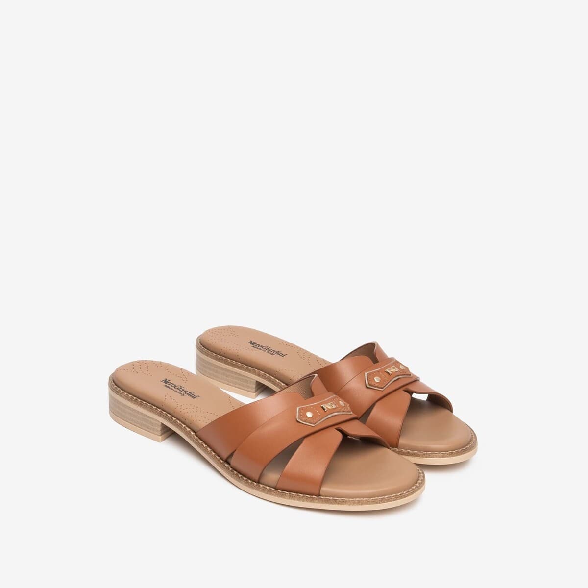 Women's Mules NeroGiardini Brown