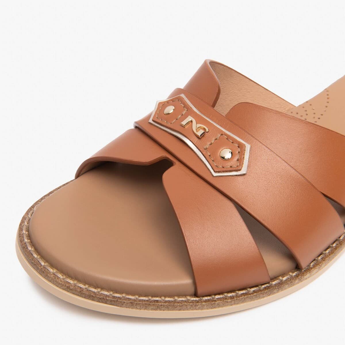 Women's Mules NeroGiardini Brown