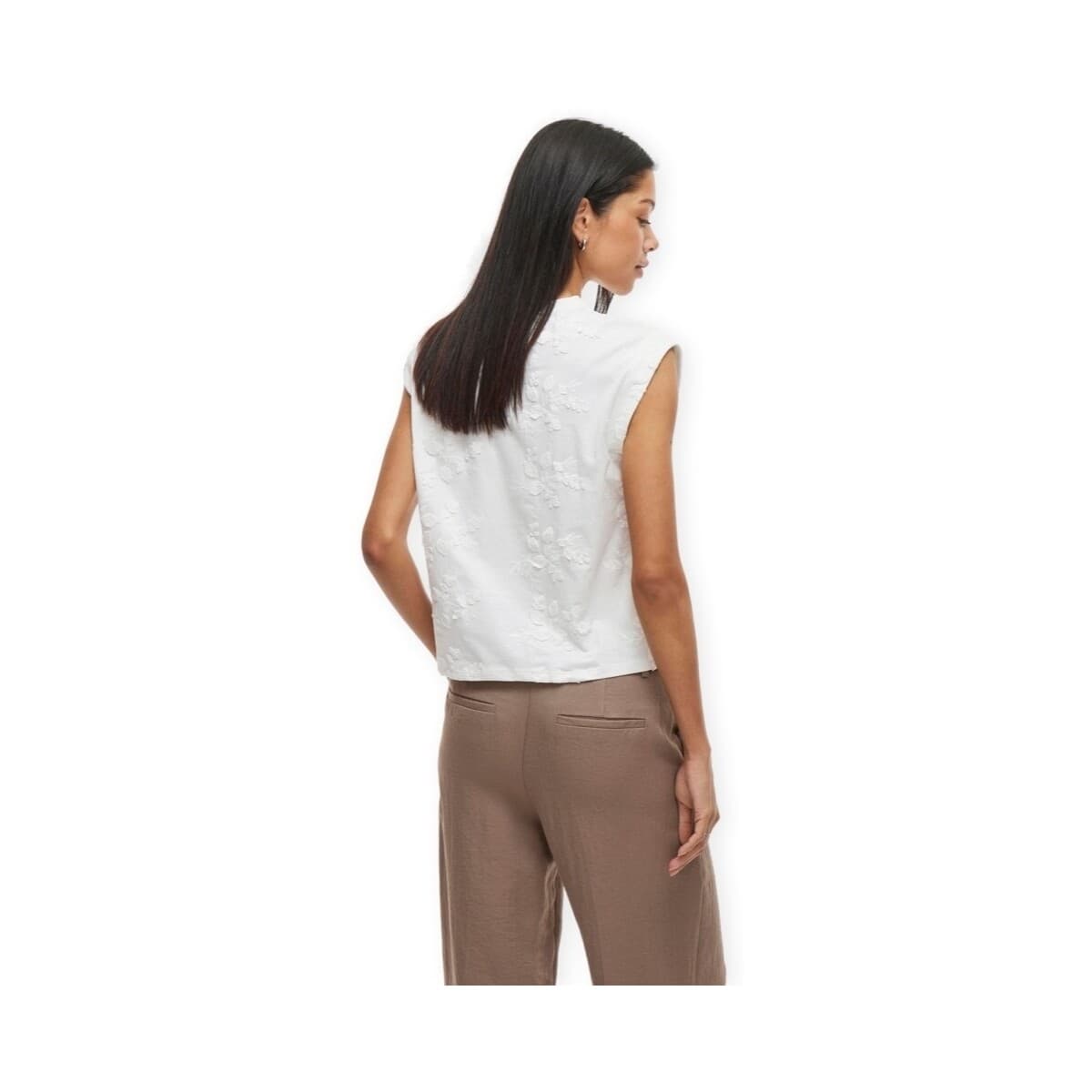 Women's T-Shirts Vila White