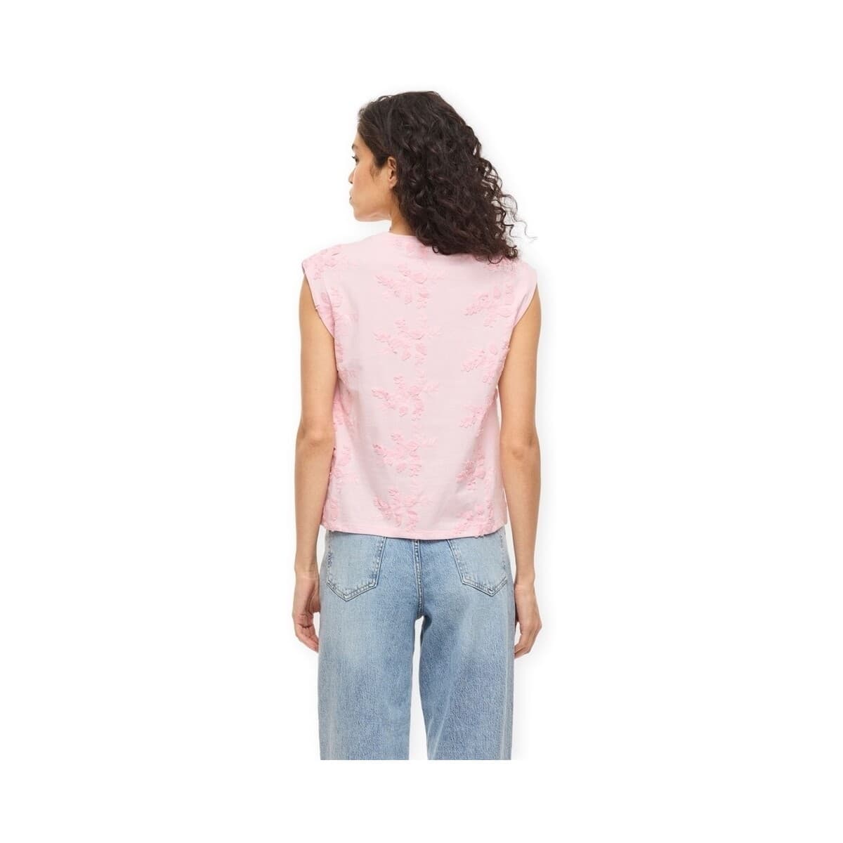 Women's T-Shirts Vila Pink