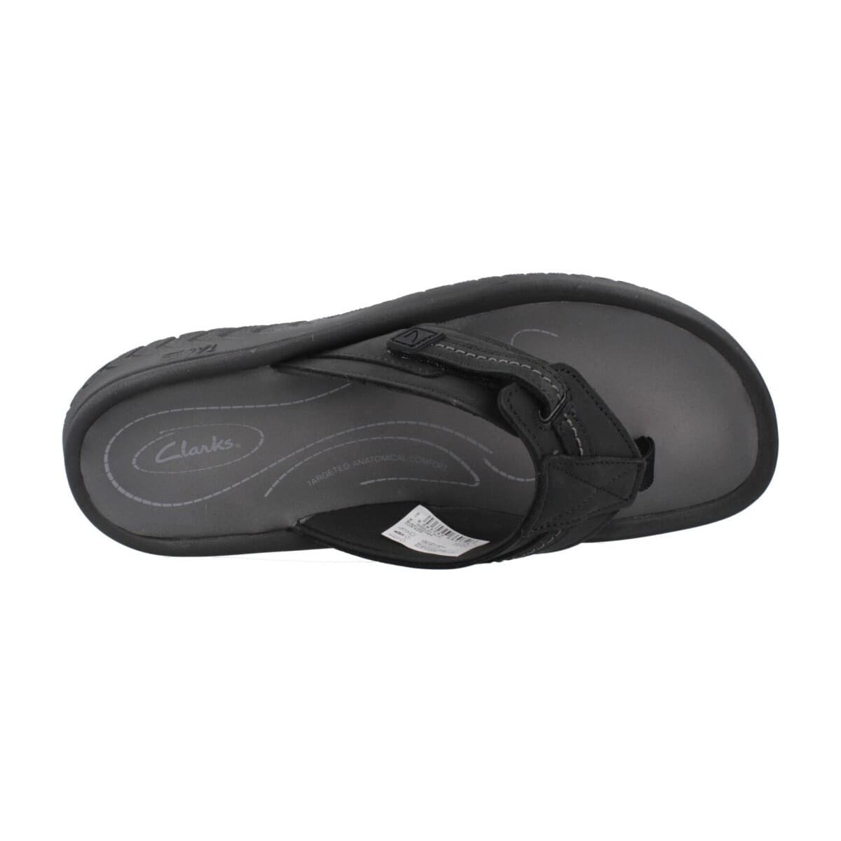 Men's Flip Flops Clarks Black