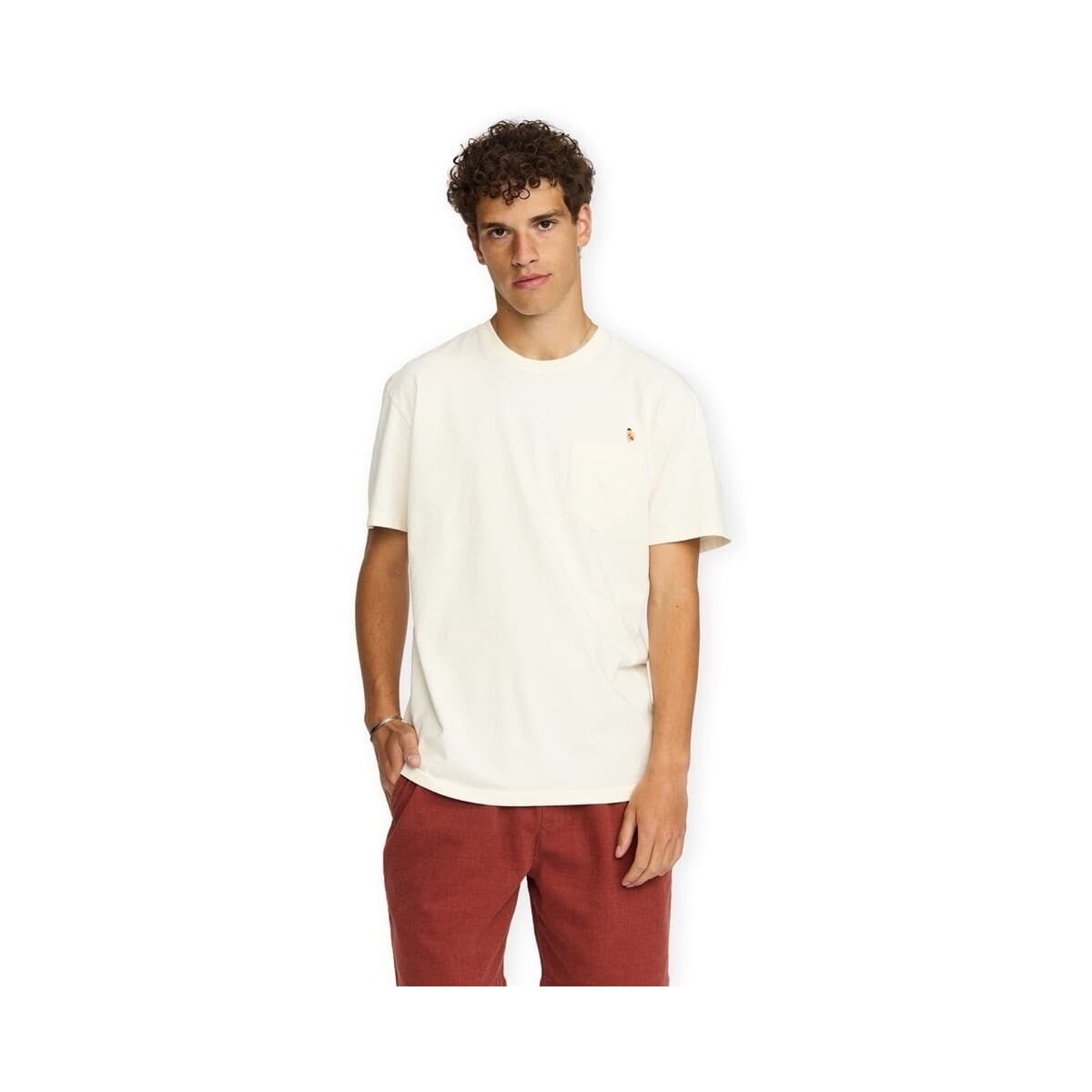 T-shirt με κοντά μανίκια Revolution Application T-Shirt 1450 BOM - Off White