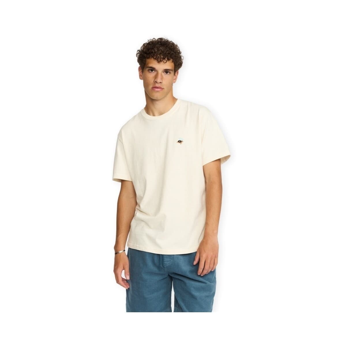 T-shirt με κοντά μανίκια Revolution Application T-Shirt 1449 PLA - Off White