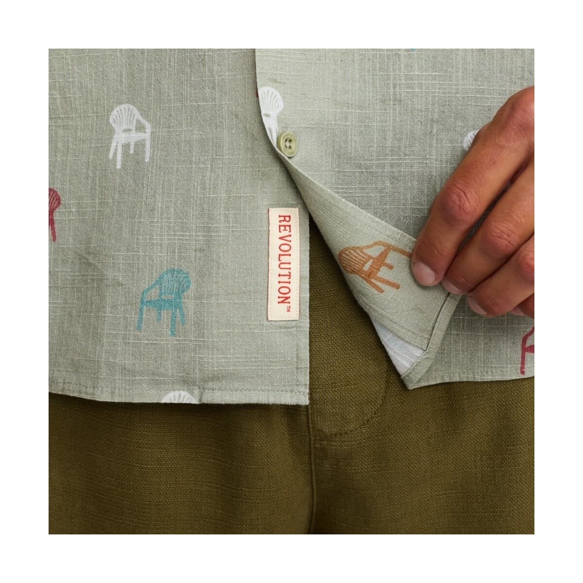 Men's Shirts Revolution Green