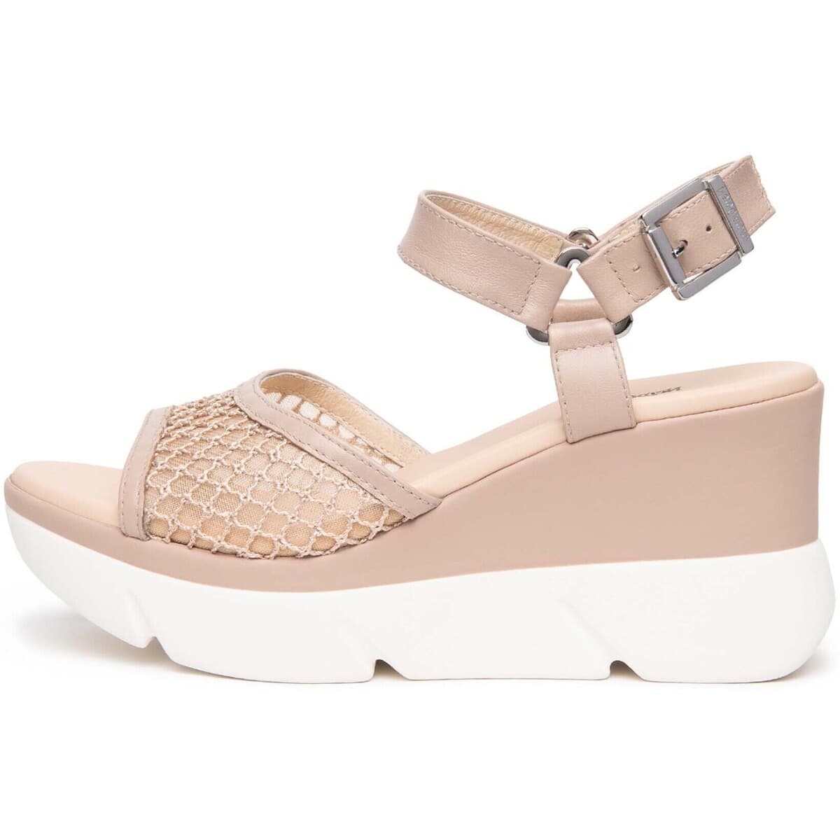 Σανδάλια με πλατφόρμα NeroGiardini Tamigi T.Palladium Net Pu.Monod.Norma P1868