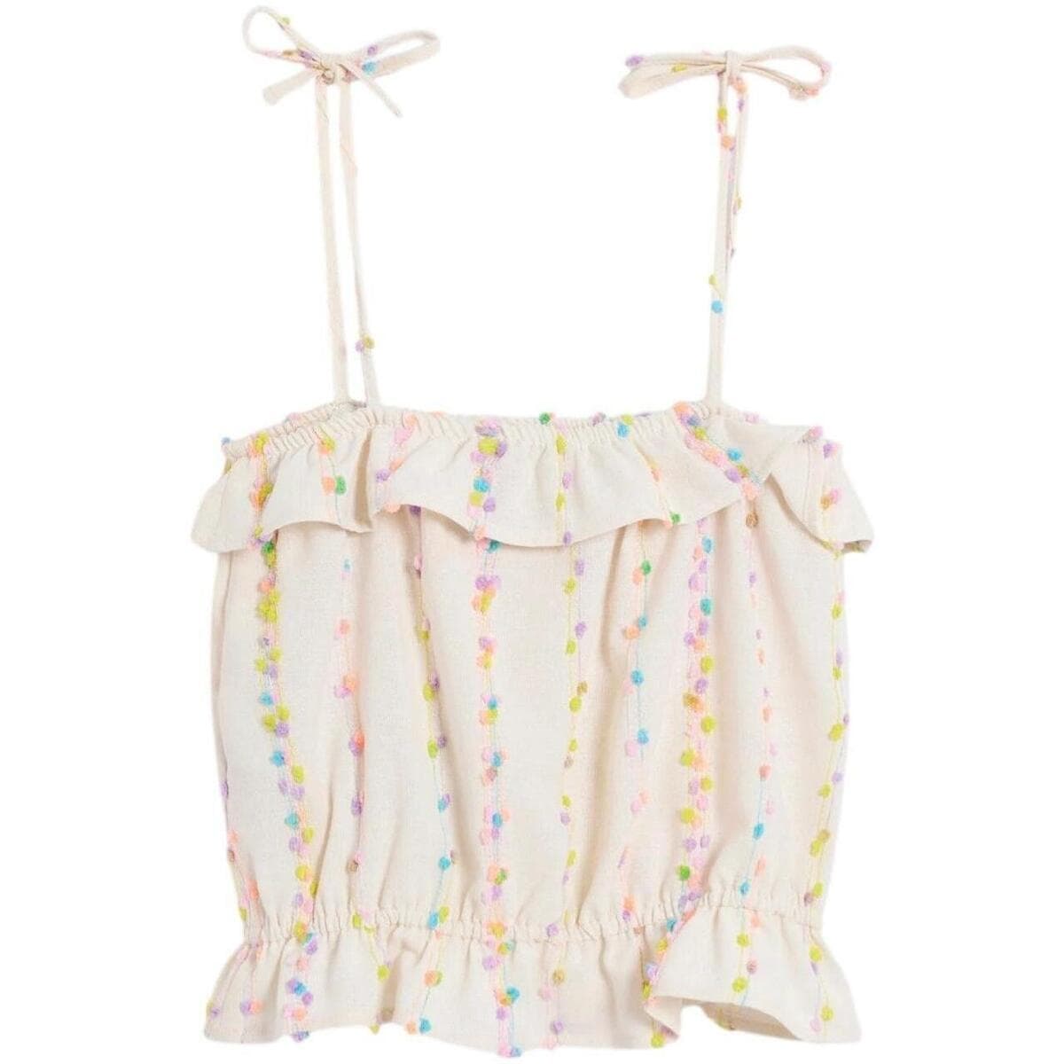 Girls' T-Shirts Desigual Beige