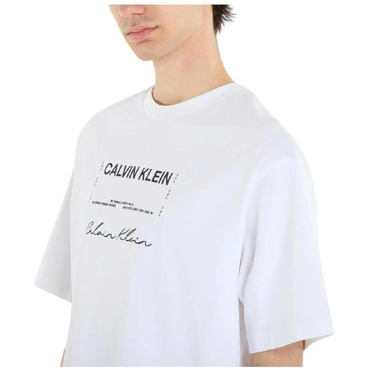 Men's T-Shirts Calvin Klein White