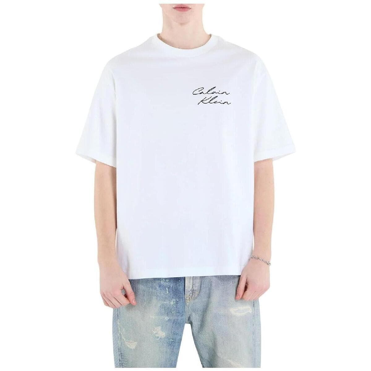Men's T-Shirts Calvin Klein White