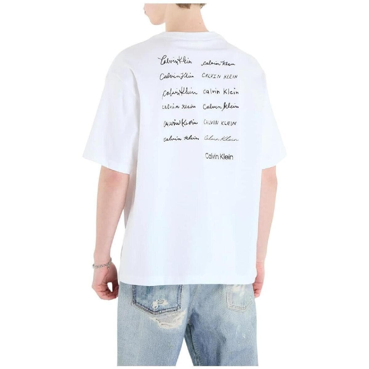 Men's T-Shirts Calvin Klein White