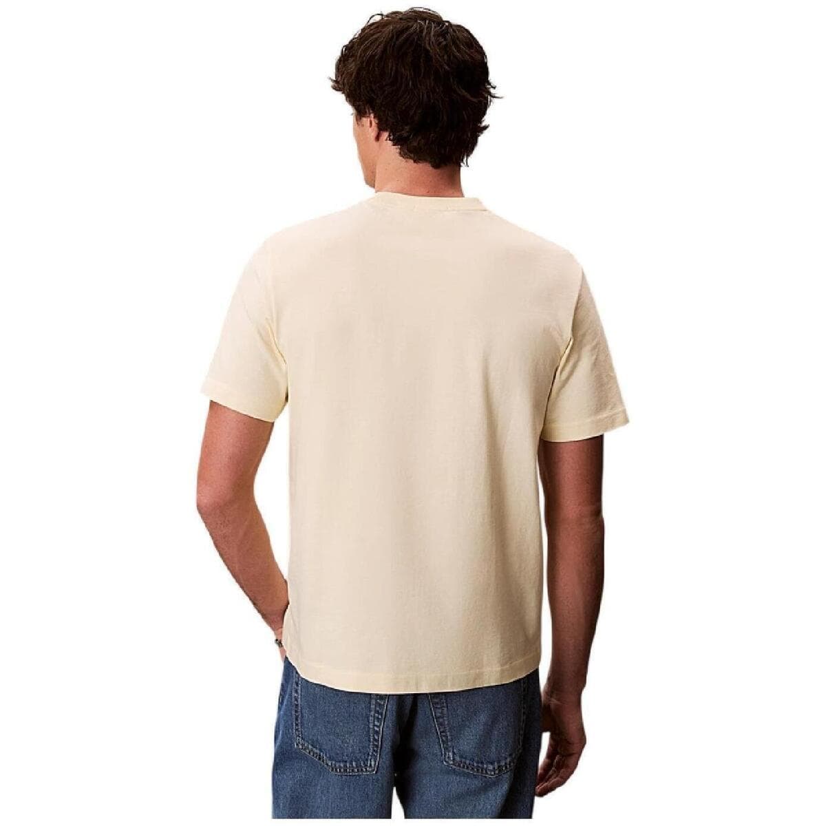 Men's T-Shirts Calvin Klein Beige