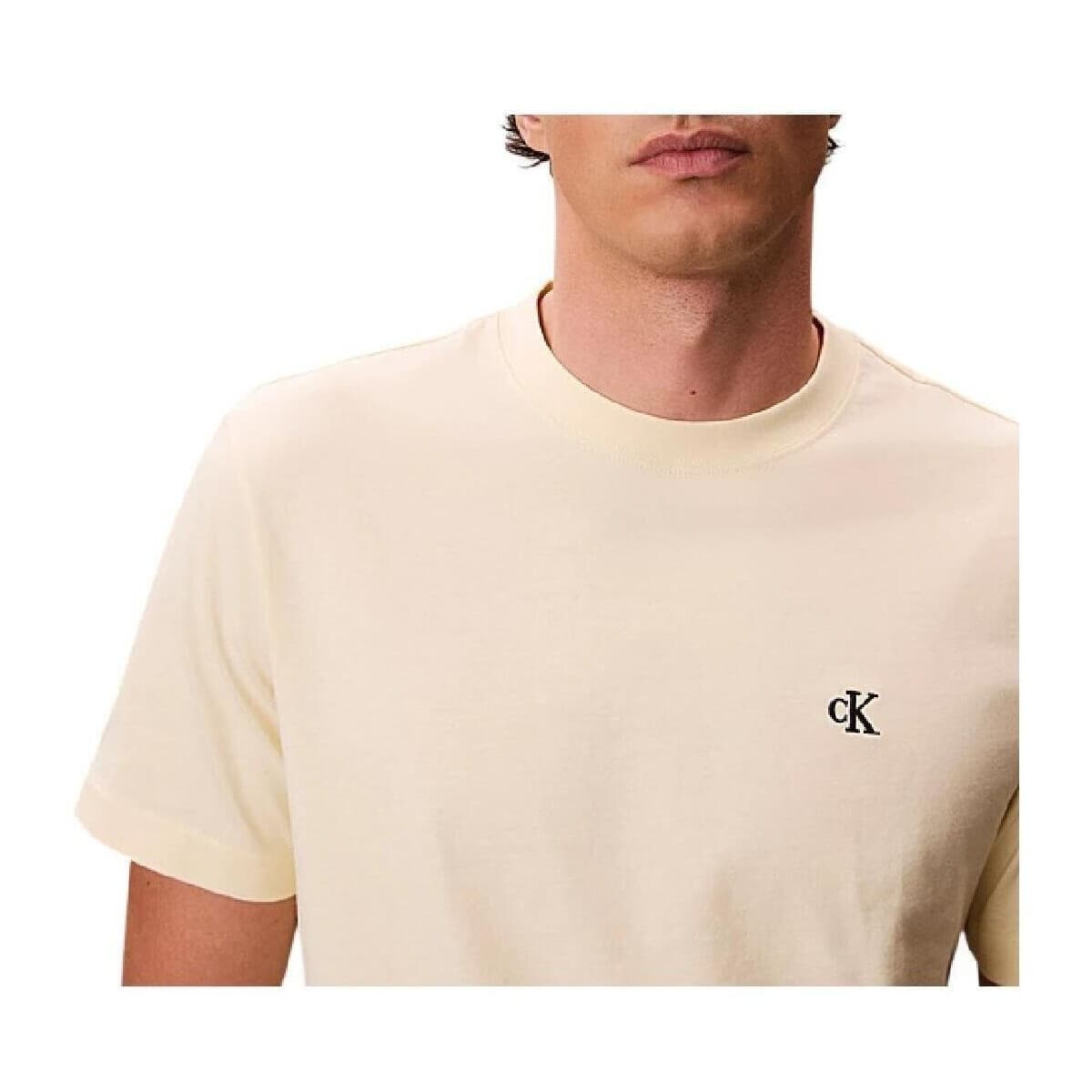 Men's T-Shirts Calvin Klein Beige