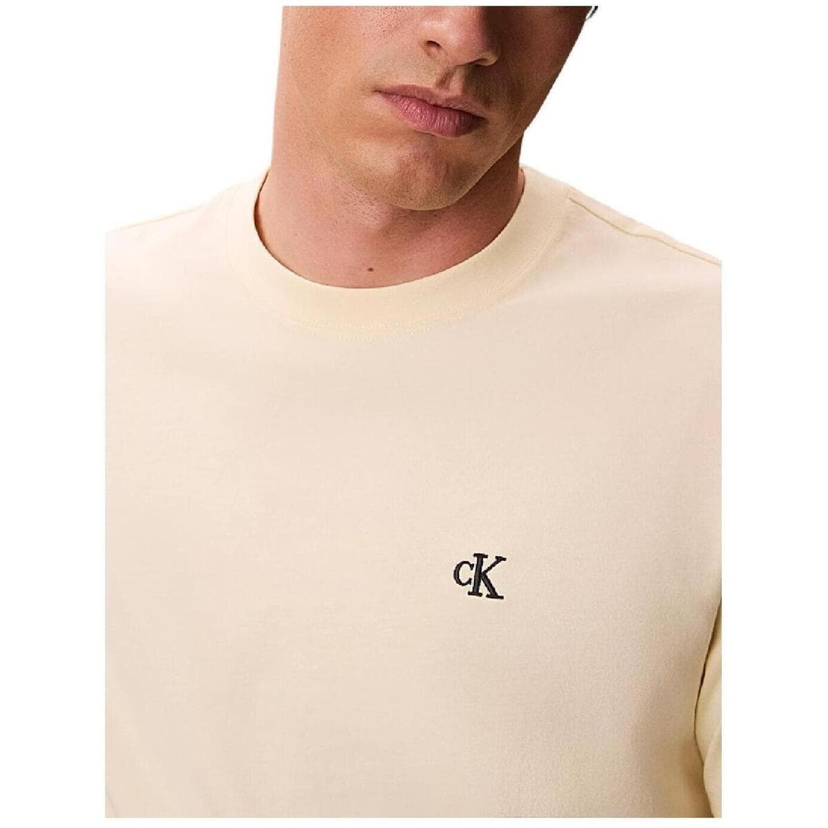 Men's T-Shirts Calvin Klein Beige