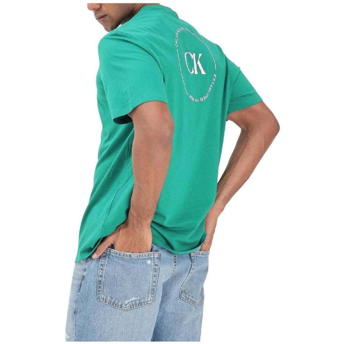 Men's T-Shirts Calvin Klein Green