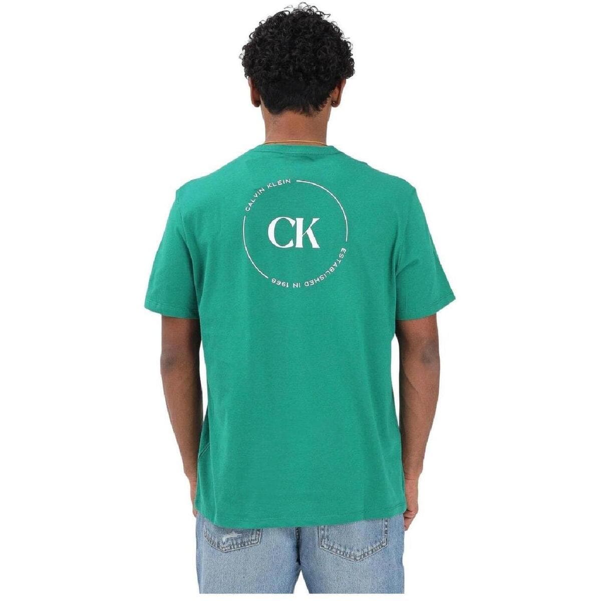 Men's T-Shirts Calvin Klein Green