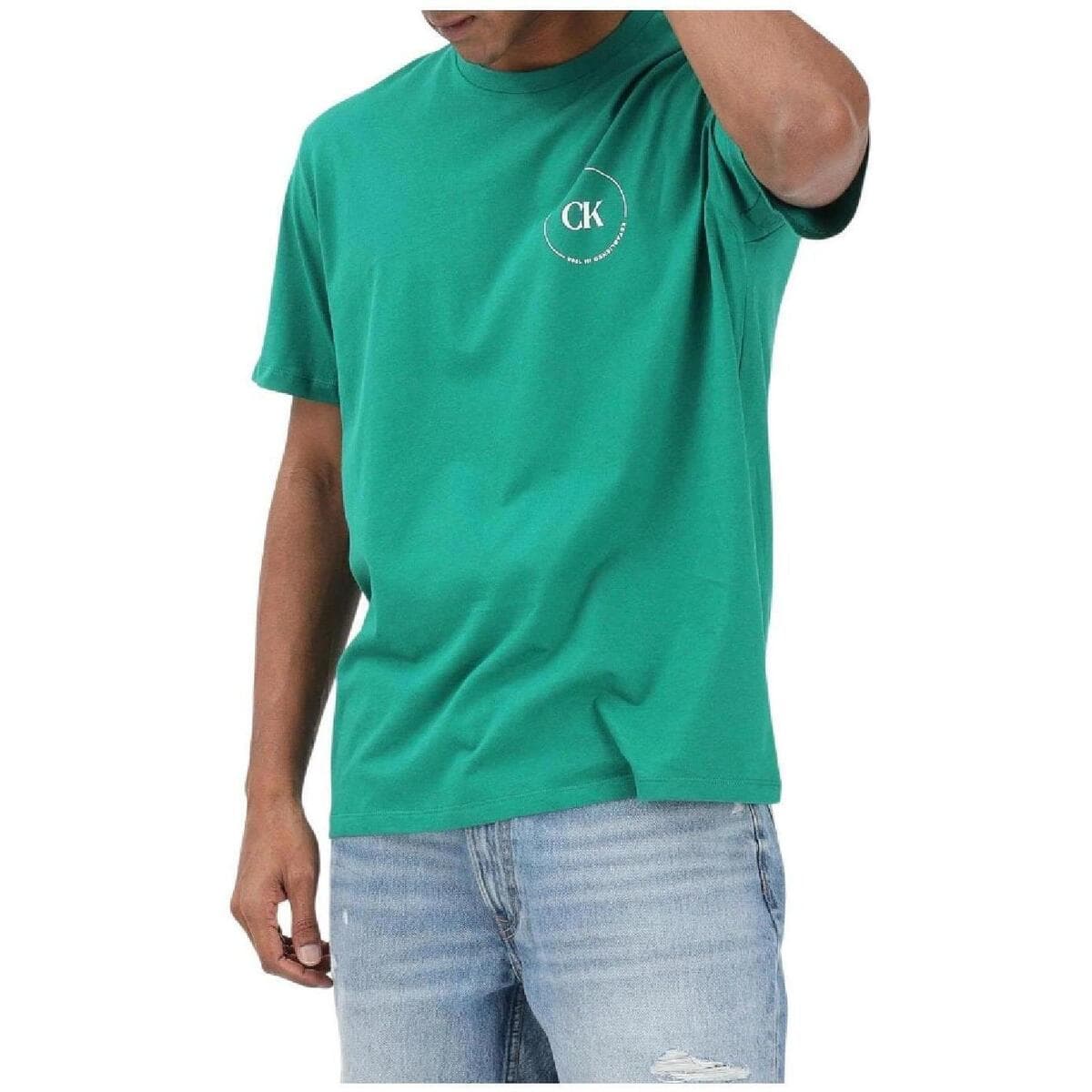Men's T-Shirts Calvin Klein Green