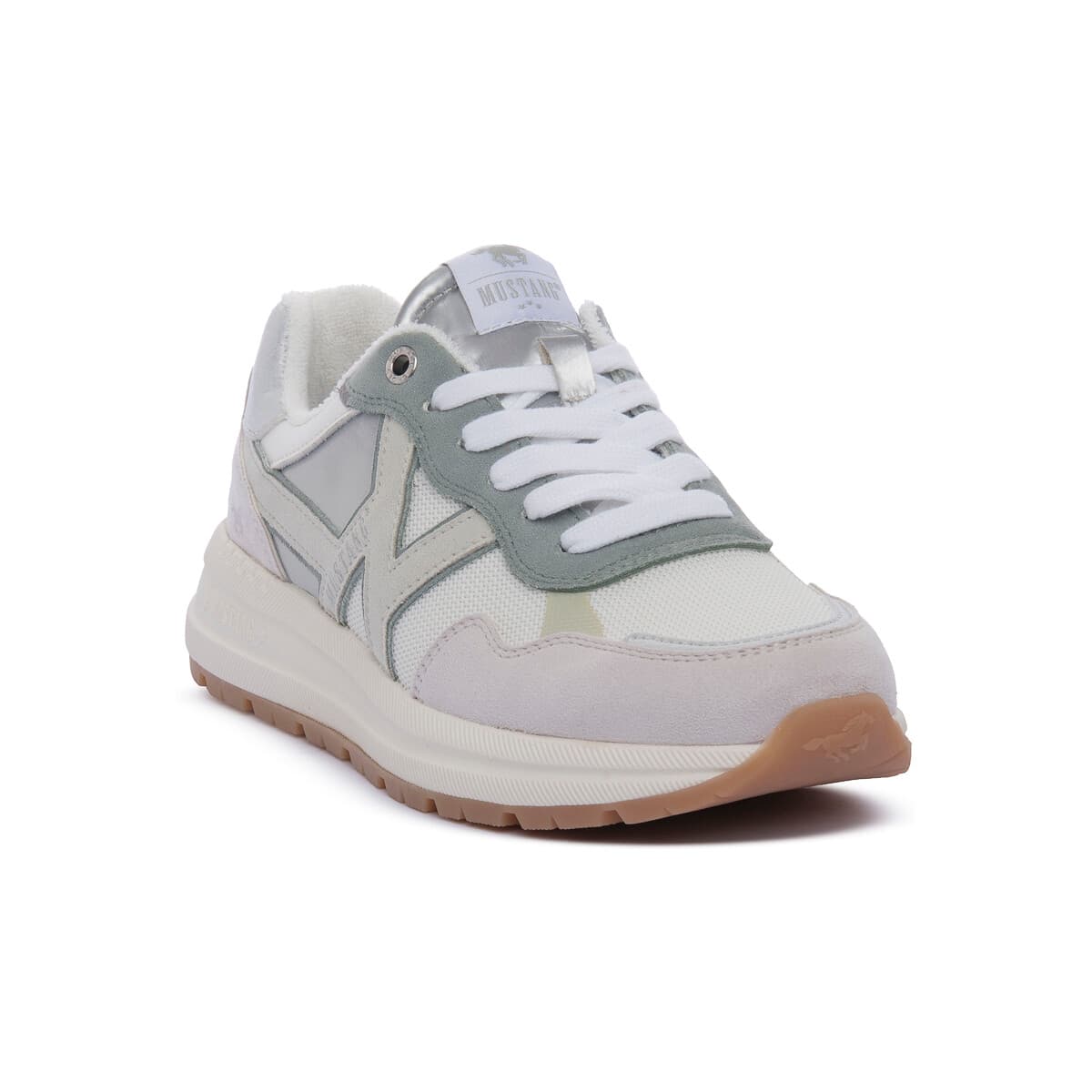 Xαμηλά Sneakers Mustang WHITE MINT