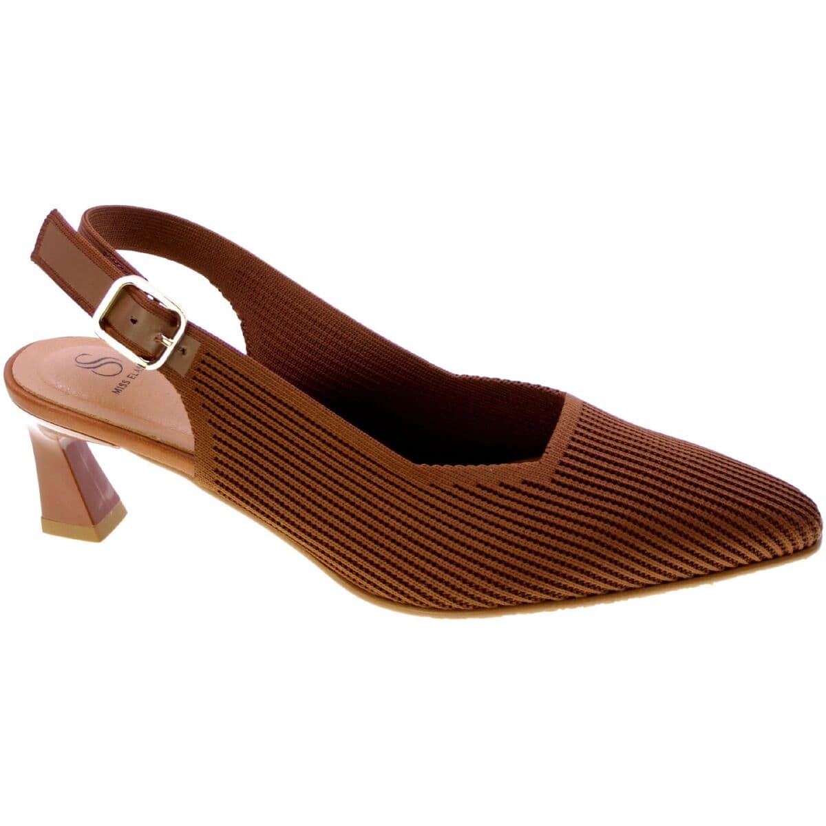 Women's Pumps Miss Elastic Brown