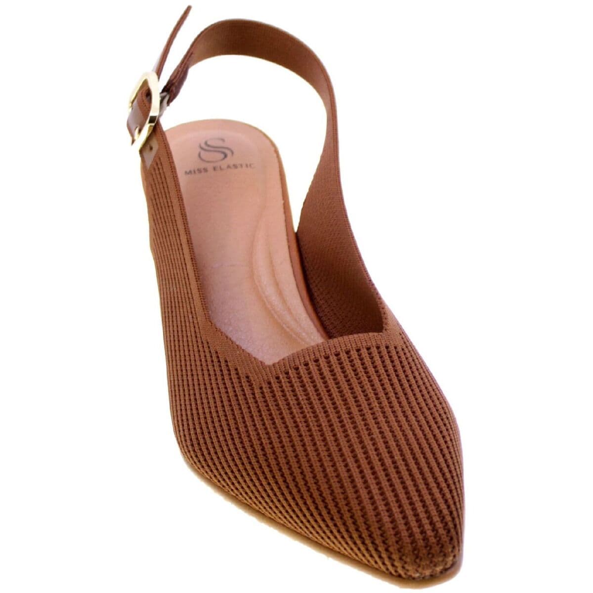 Women's Pumps Miss Elastic Brown