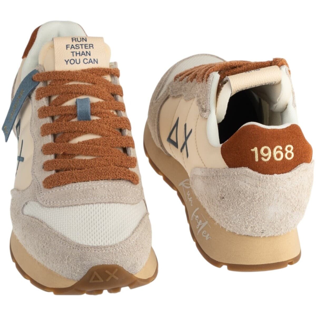 Men's Sneakers Sun68 Beige